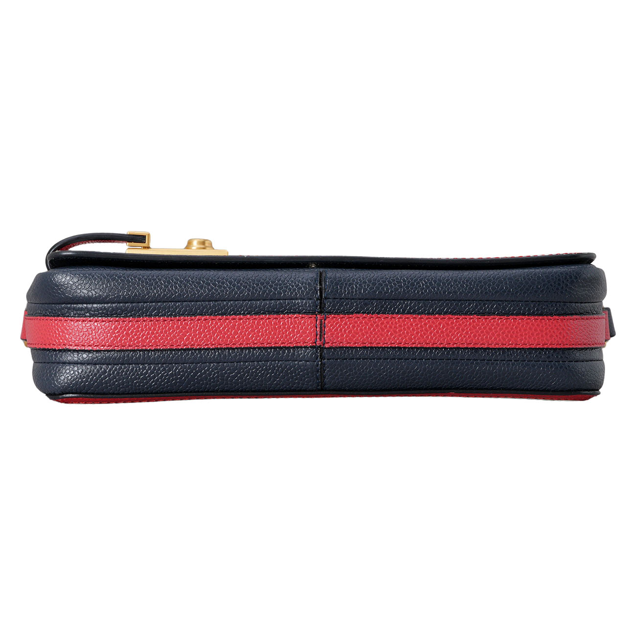 THOM BROWNE(USED)톰브라운 페블 그레인 레더 플랩 크로스백